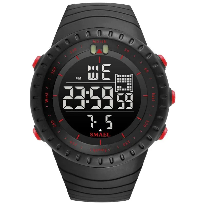 SMAEL Waterproof Digital Sports Watch with Big Dial - Smarsty