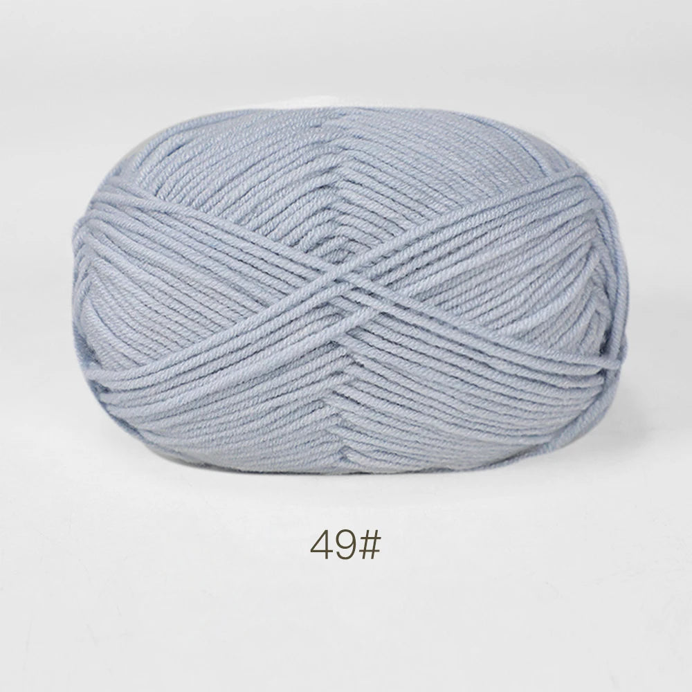 Soft Milk Cotton Yarn for Hand Knitting Projects - Smarsty