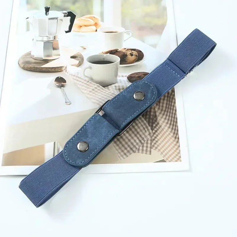 Adjustable Elastic Waistband Belt Buckle Free Comfort - Smarsty