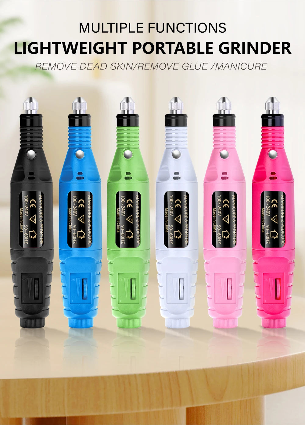 Electric Nail Drill Set for Professional Manicure and Gel Removal - Smarsty