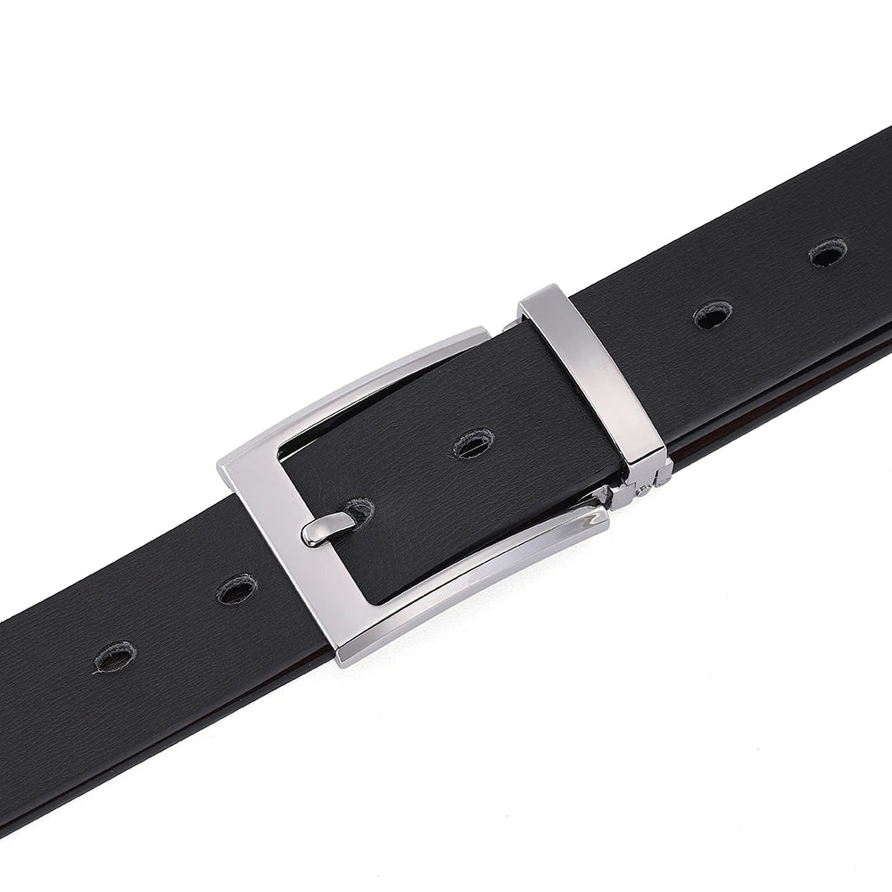 Men's Leather Cowskin Belt High Quality Fashion Waist Strap - Smarsty