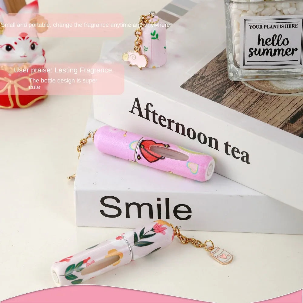 Portable 5ml Refillable Spray Bottle with Elegant Design - Smarsty
