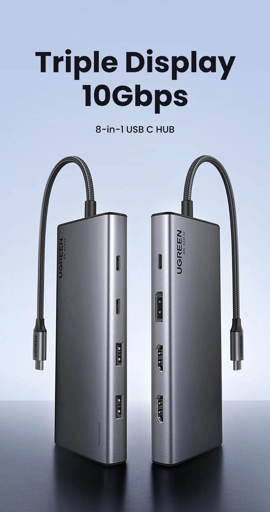 USB C Hub 4K HDMI DockingStation With 100W PowerDelivery