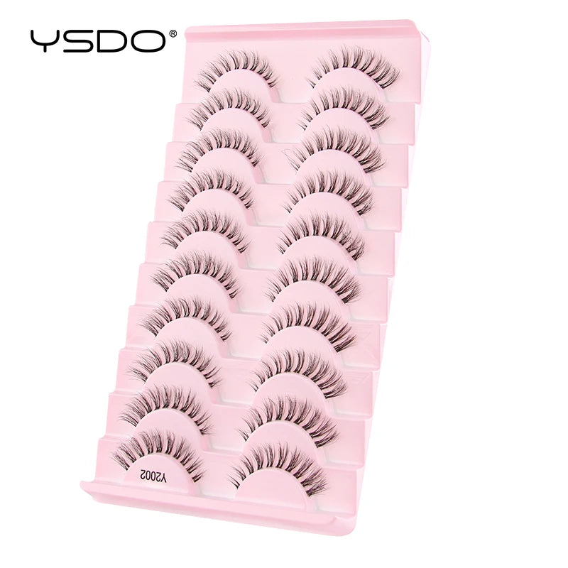 YSDO Natural Full Cat Eye False Eyelashes 3D Effect - Smarsty