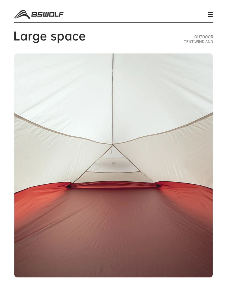 BISINNA Ultralight Camping Tent Backpack Tent 20D Nylon Waterproof Outdoor Hiking Travel Tent Cycling Tent 1-2 Person by Smarsty