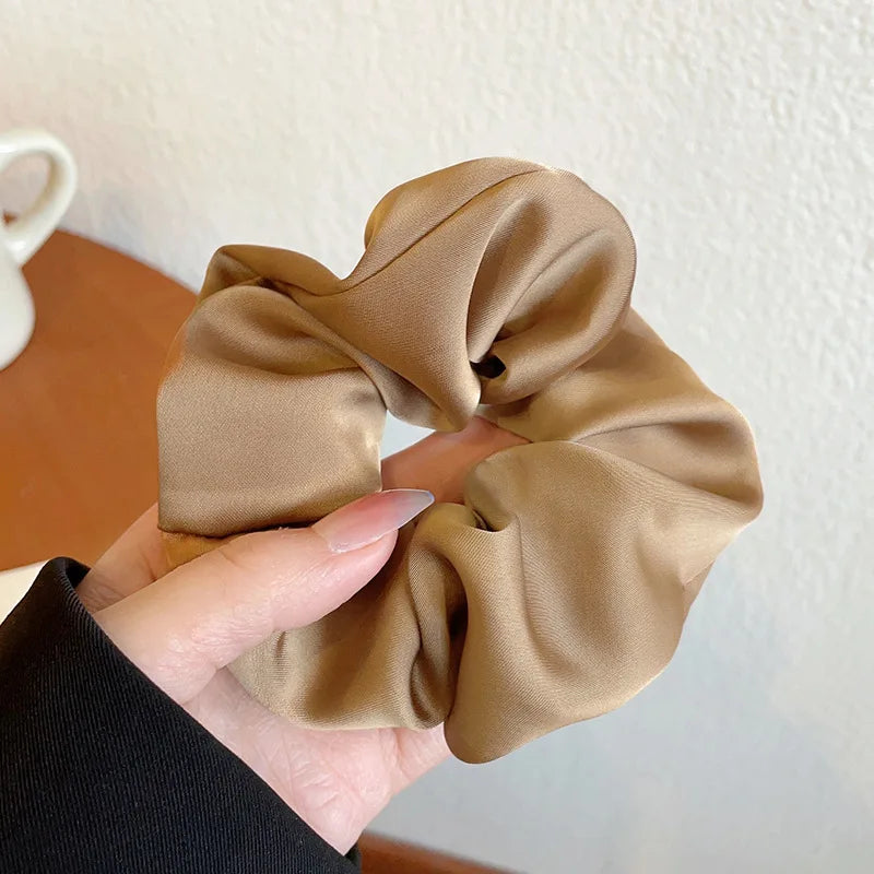Satin Scrunchies Hair Accessories Gentle Soft Hold Premium - Smarsty