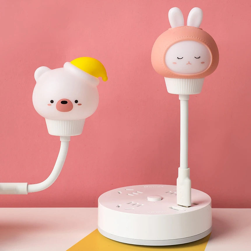 Cute Cartoon LED Night Light with Remote Control for Kids - Smarsty