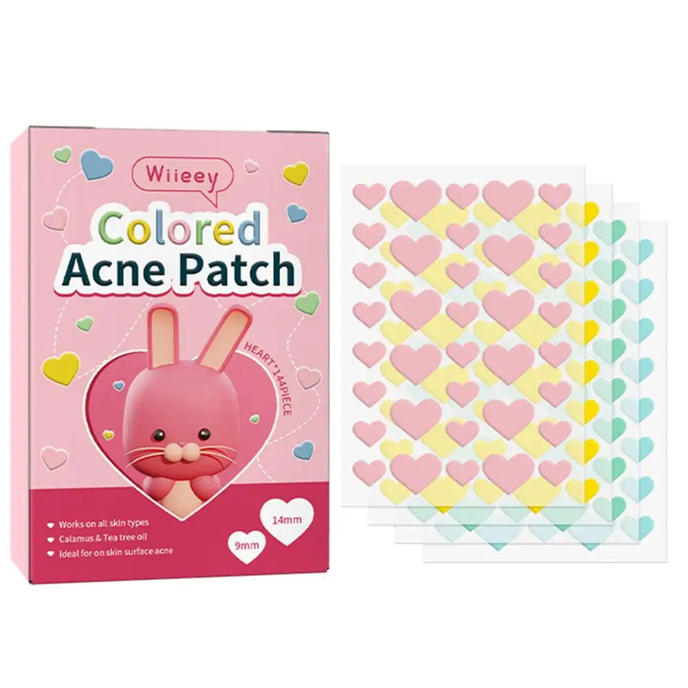 144 Piece Colorful Invisible Acne Patches for Clear Skin - Smarsty