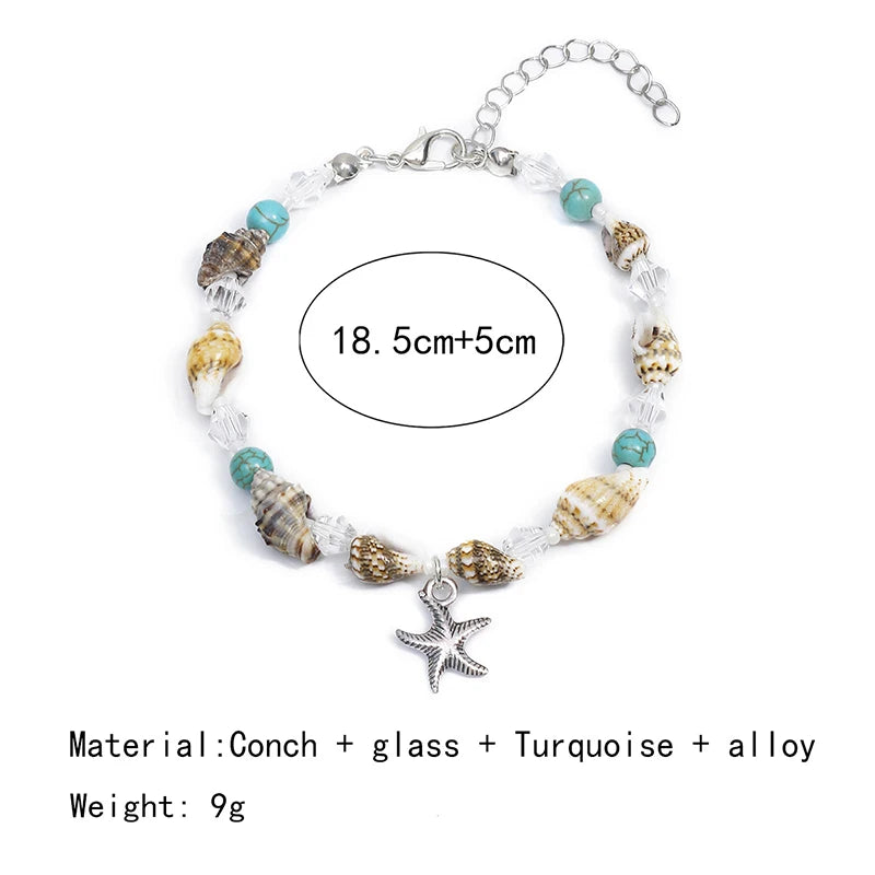 Bohemian Starfish Bracelet for Women Beach Jewelry - Smarsty