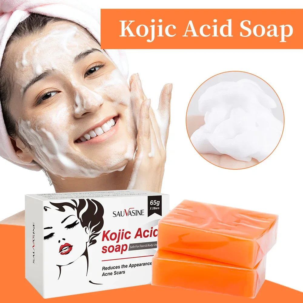 Handmade Kojic Acid Soap for Brightening Skin Exfoliation - Smarsty