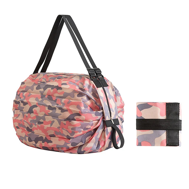 Foldable Storage Bag With Handle Camouflage Shopping Bag - Smarsty