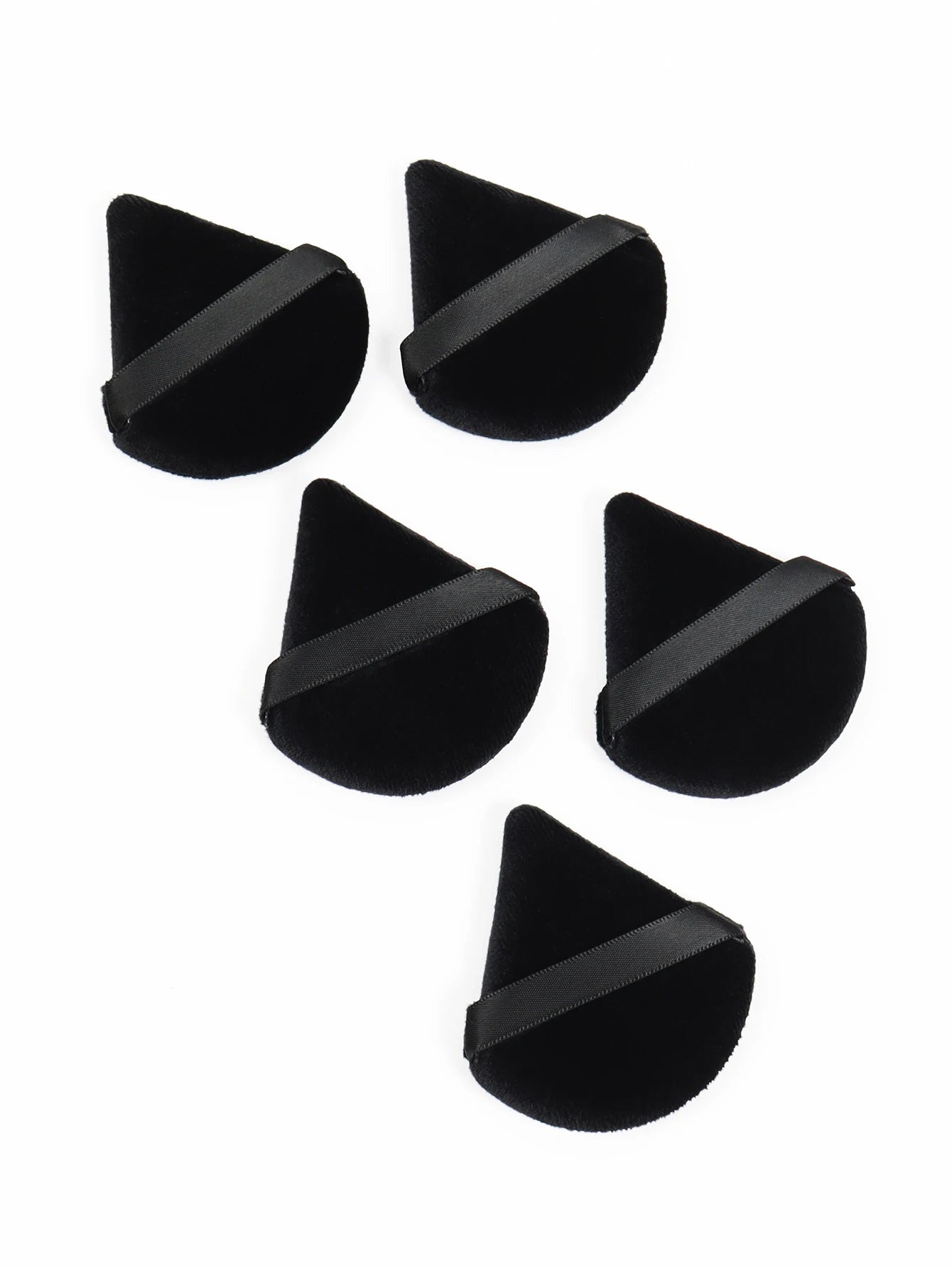 Black Triangle Powder Puff for Flawless Makeup Application - Smarsty