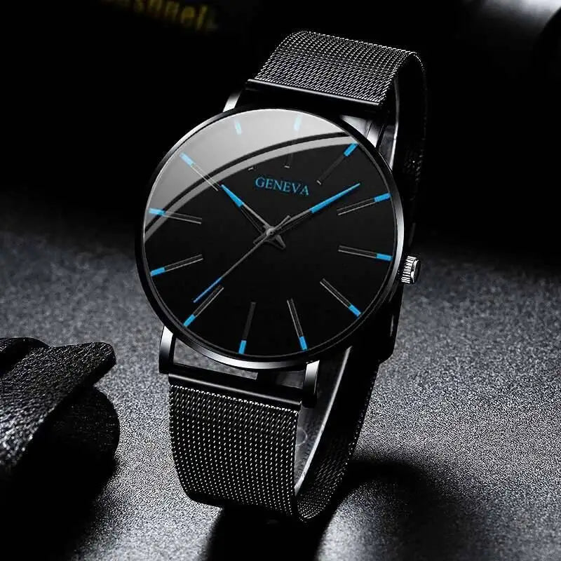 Ultra Thin Men's Business Watch with Mesh Band - Smarsty