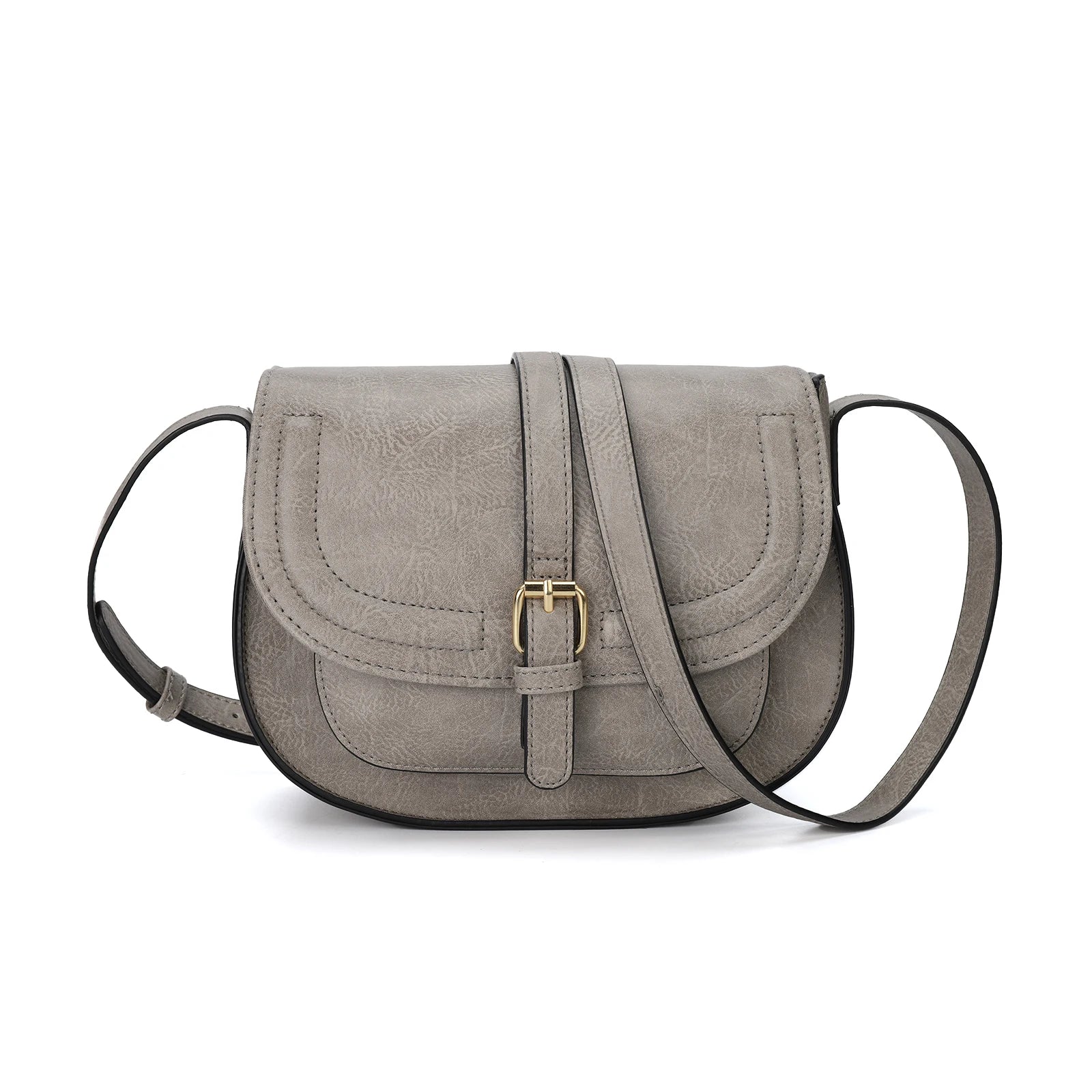 Boho Faux Leather Crossbody Bag For Women With Strap - Smarsty