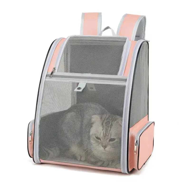 Breathable Cat Carrier Backpack for Travel Convenience - Smarsty