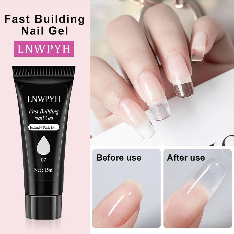 Professional Gel Nail Polish Kit with UV LED Dryer - Smarsty