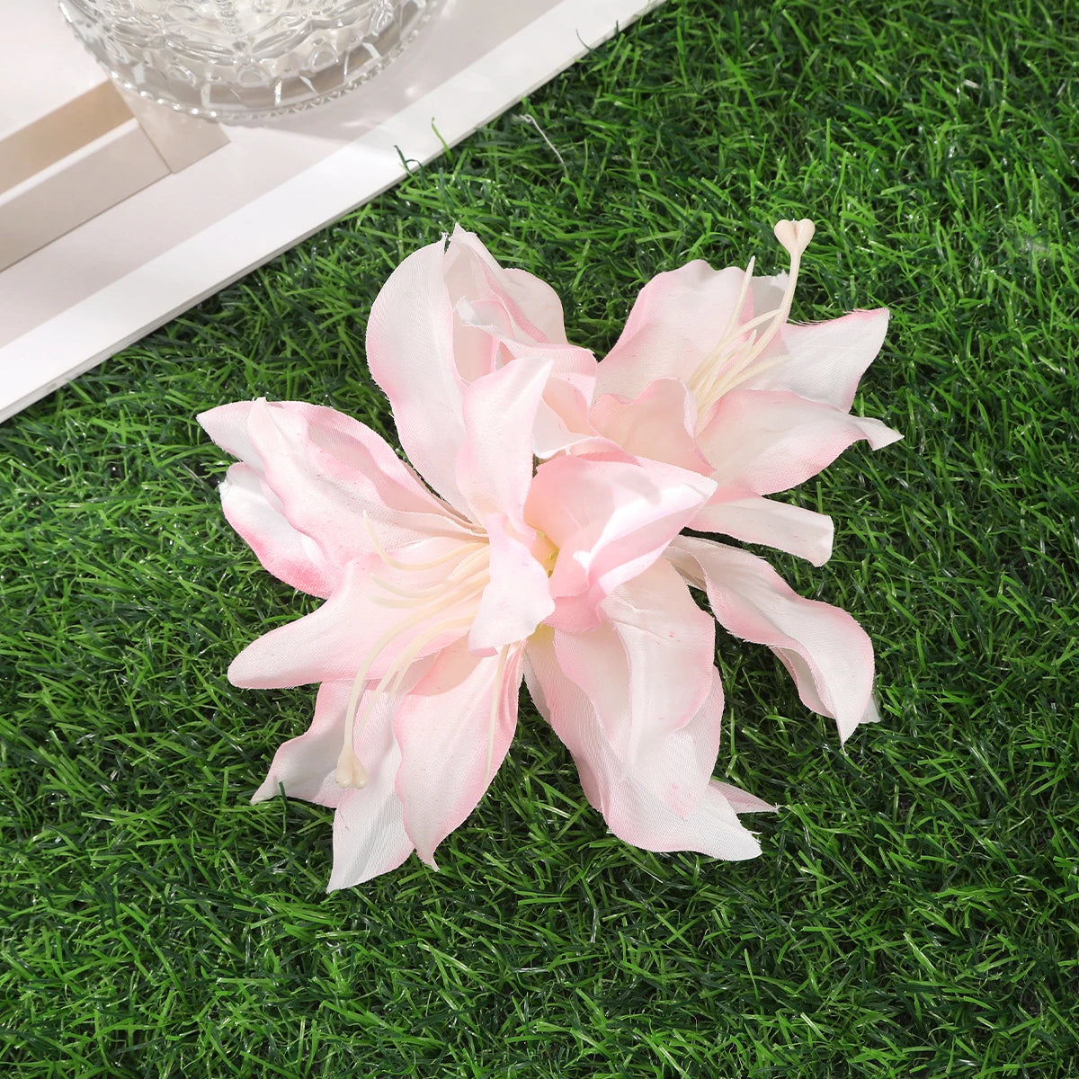 Bohemian Orchid Flower Hair Clips for Weddings - Smarsty