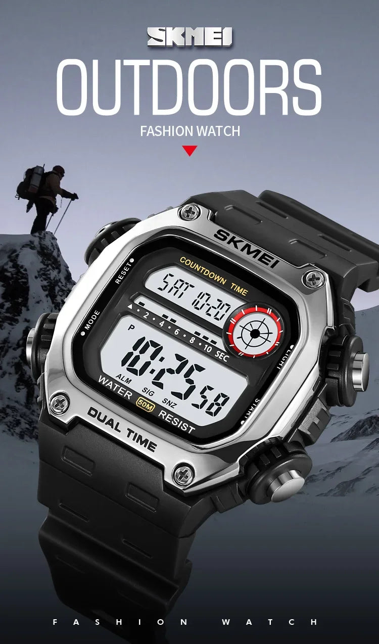 Skmei 2126 Waterproof Digital Sports Watch for Men - Smarsty