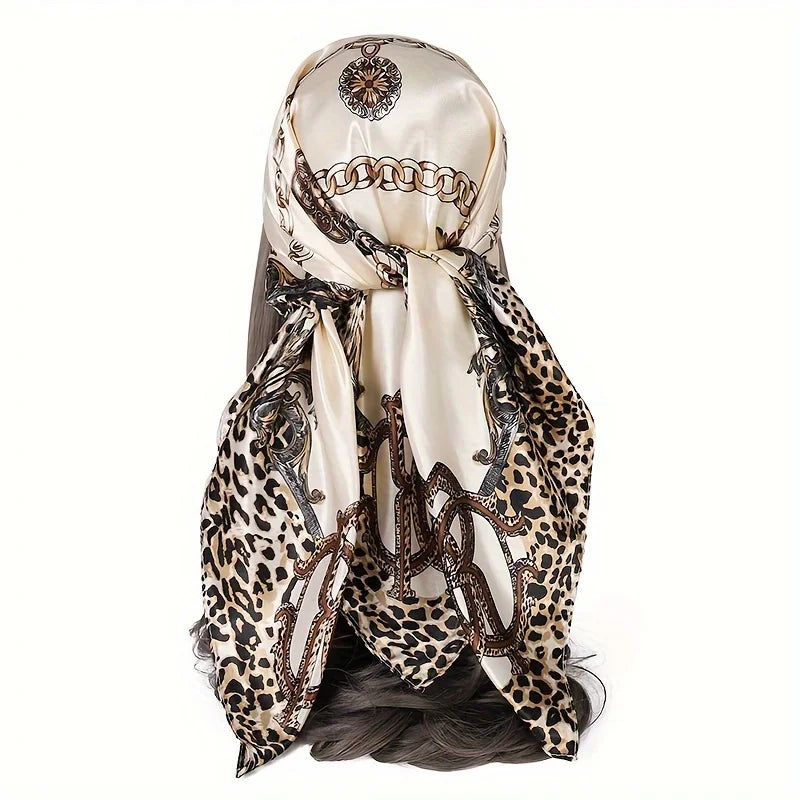 Luxury Satin Silk Scarf for Women Sun Protection - Smarsty