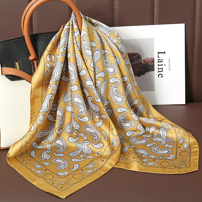 Luxury Silk Hijab Hair Bands With Sun Protection - Smarsty