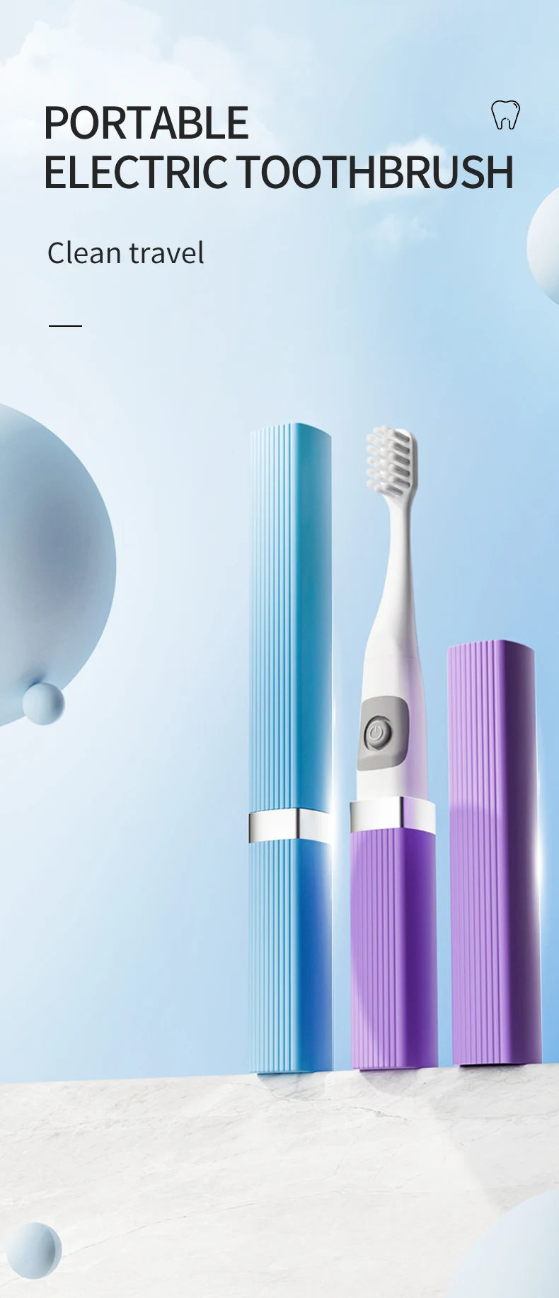 Dr Good Electric Toothbrush for Deep Cleaning and Portability - Smarsty