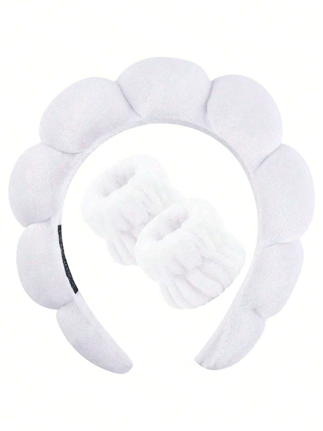 Luxury Spa Headband and Wristband Set for Comfort - Smarsty