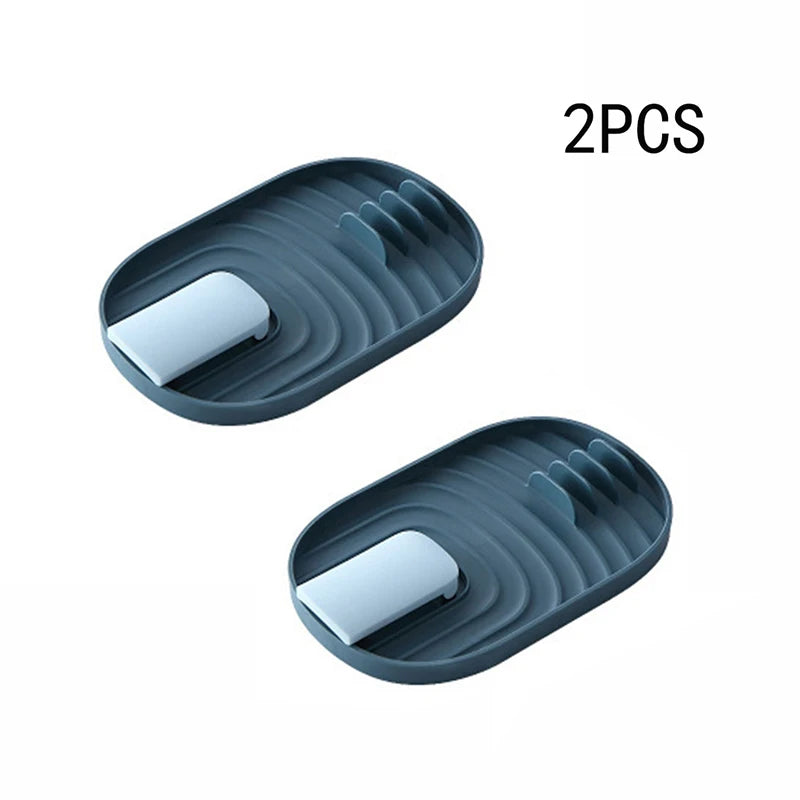 Kitchen Organizer Pot Cover Storage Pancake Turner Rack Soup Ladle Scoop Holder Dish Drain Rack Kitchen Gadgets Accessories by Smarsty