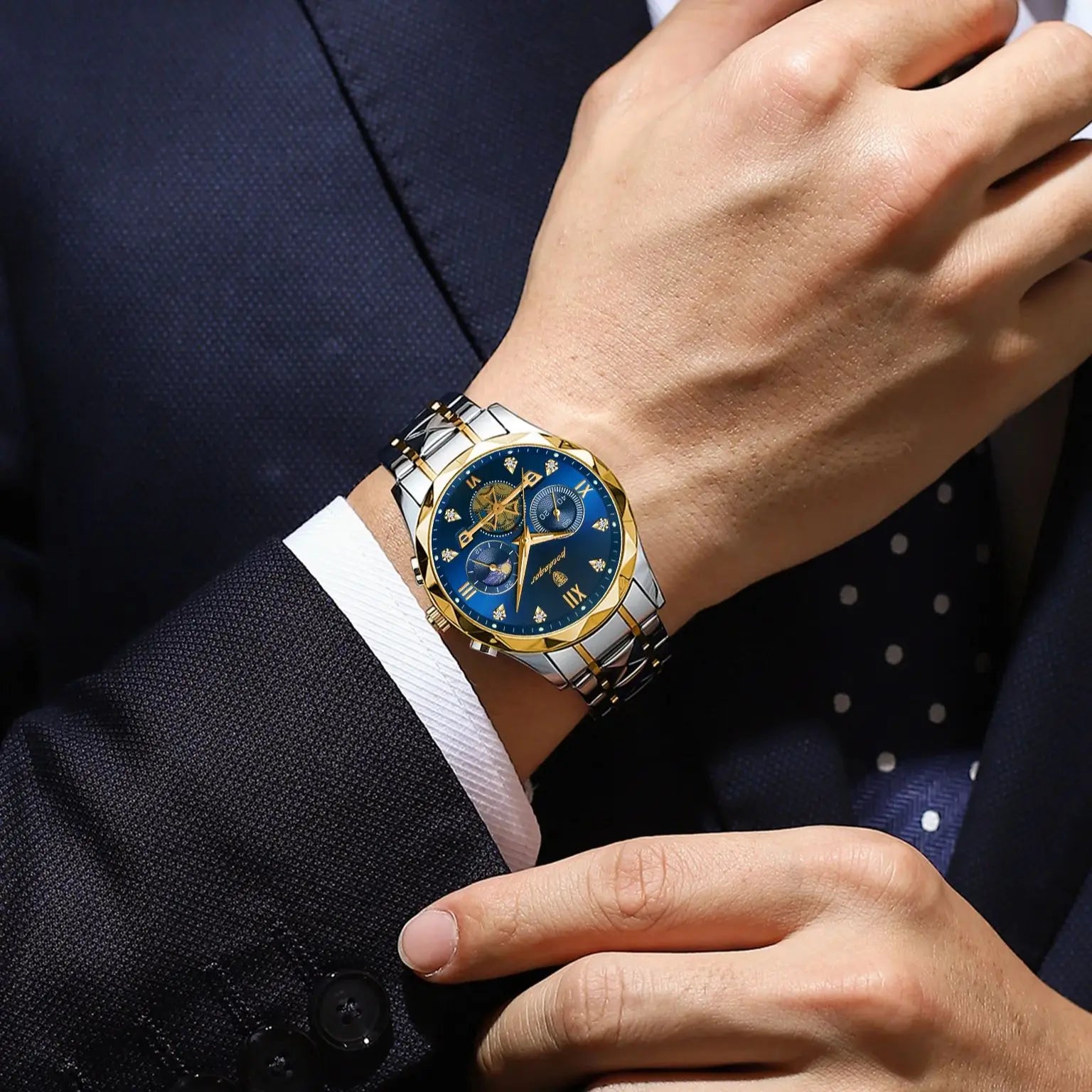 Luxury Waterproof Chronograph Men's Quartz Watch - Smarsty