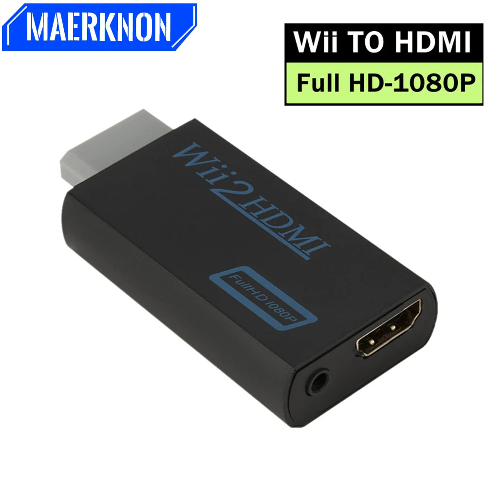 1080P Full HD Wii to HDMI Converter with Audio Output - Smarsty