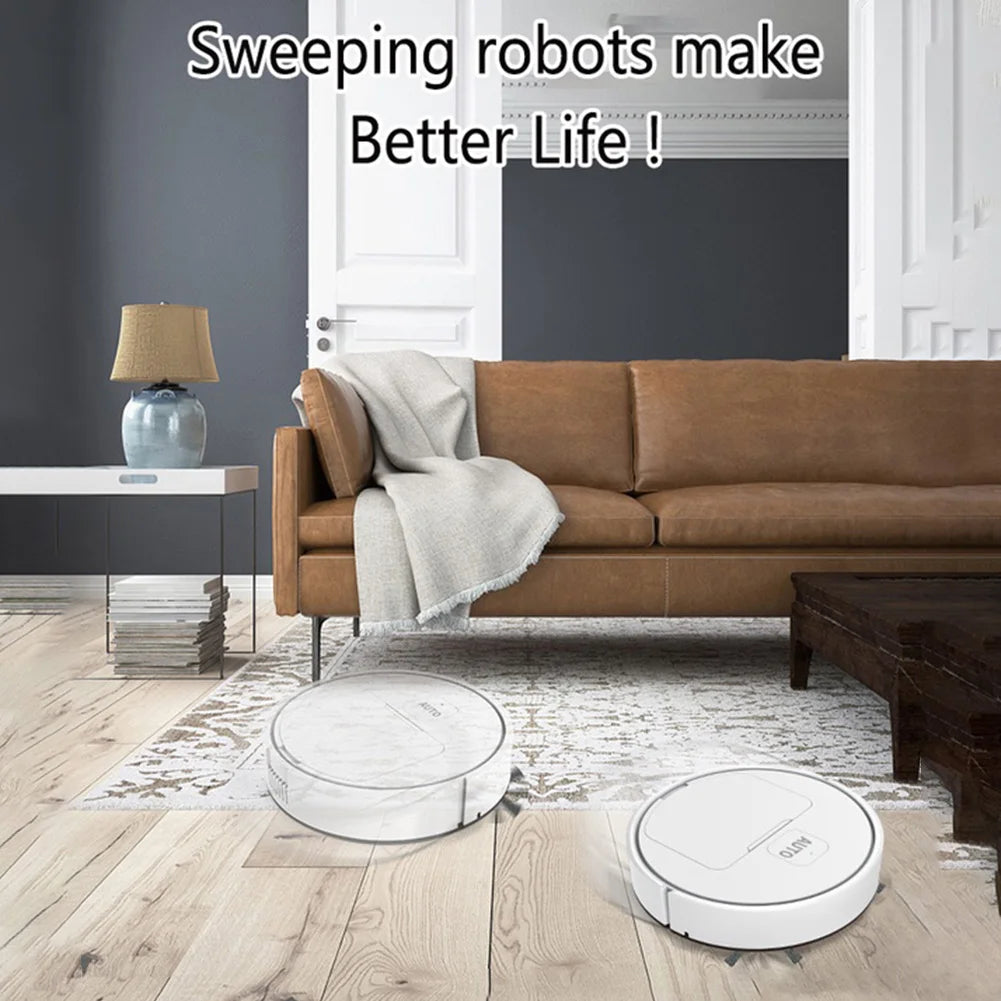 3-in-1 Robot Vacuum Cleaner USB Rechargeable Smart Navigation To Avoid Objects Automatic Cleaning Sweeping Machine Sweeper Robot - Smarsty