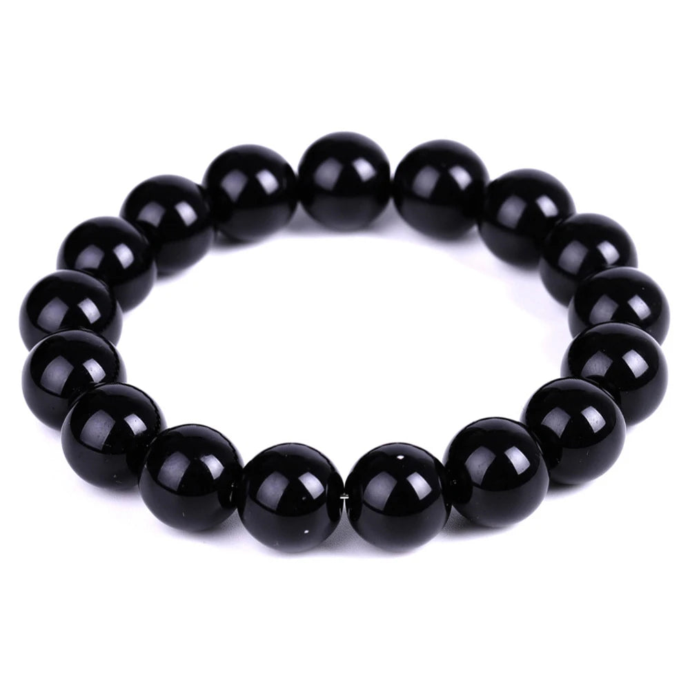Black Obsidian Bracelet for Blood Circulation and Weight Loss - Smarsty