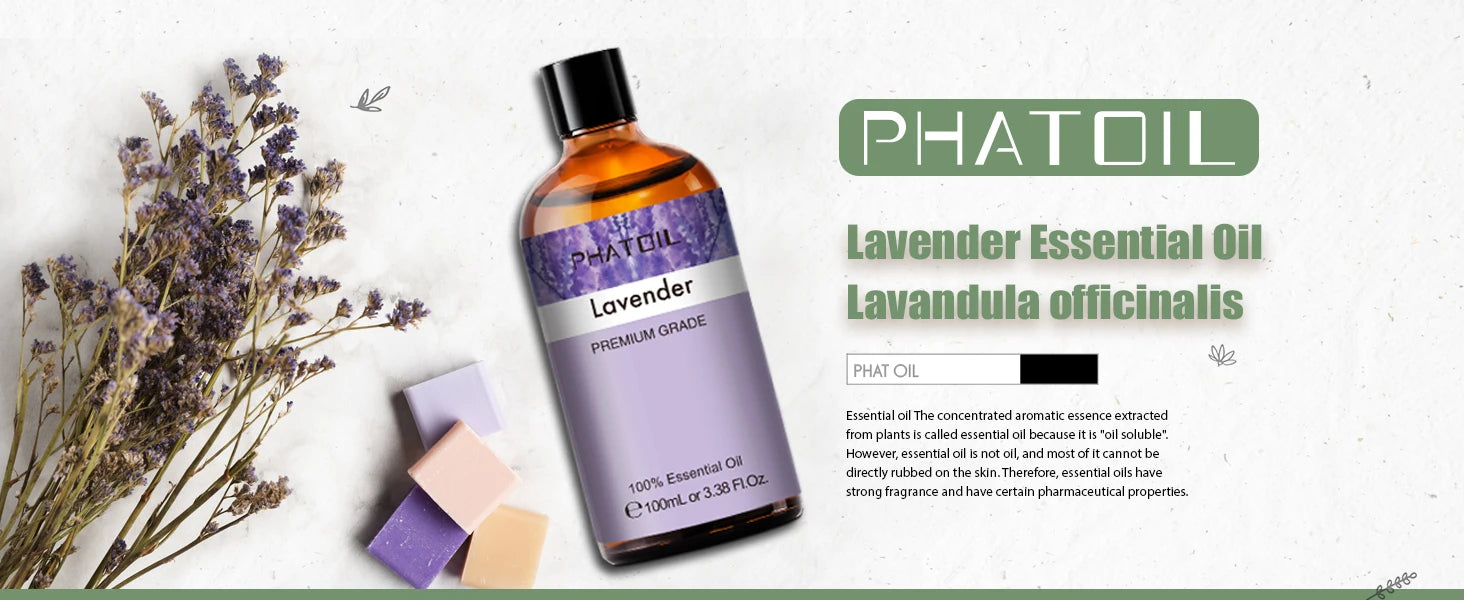 PHATOIL 100ml Essential Oil Set for Aromatherapy Diffusers - Smarsty