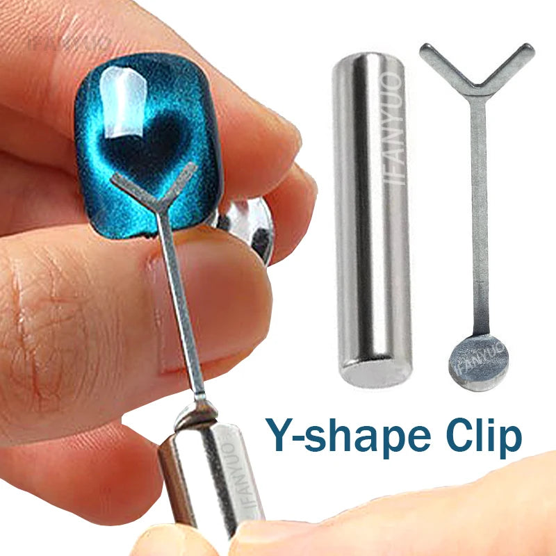 Heart Shaped Cat Eye Nail Magnet Set for DIY Art - Smarsty