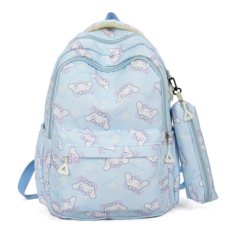 Cinnamoroll Anime Cartoon Large Capacity Kids Backpack - Smarsty