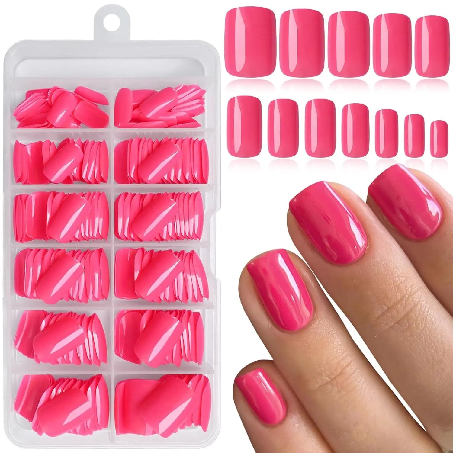 120pcs White French Fake Nails for Chic Style - Smarsty