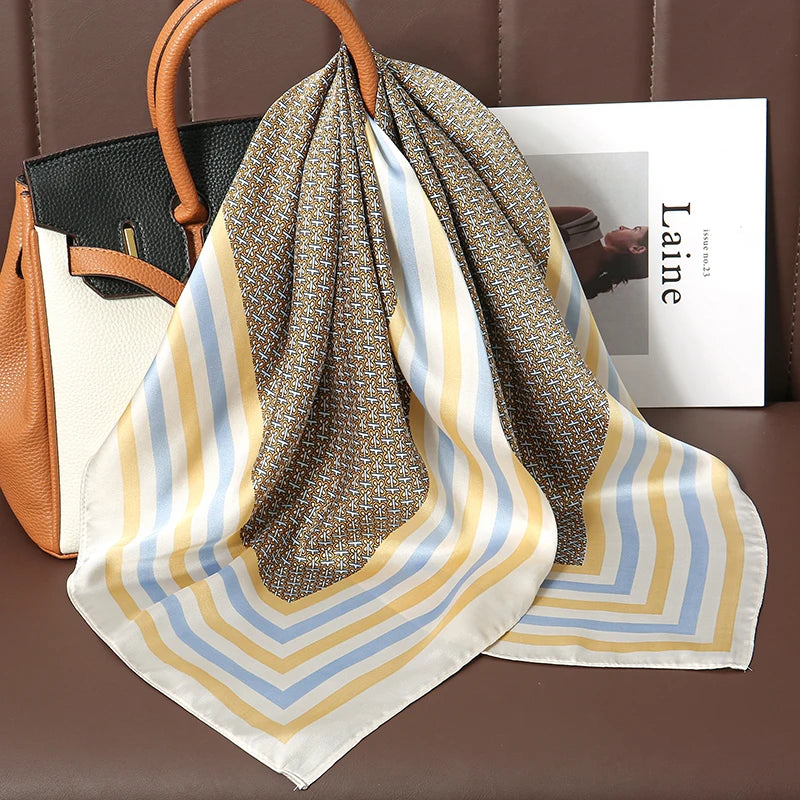 Luxury Silk Hijab Hair Bands With Sun Protection - Smarsty