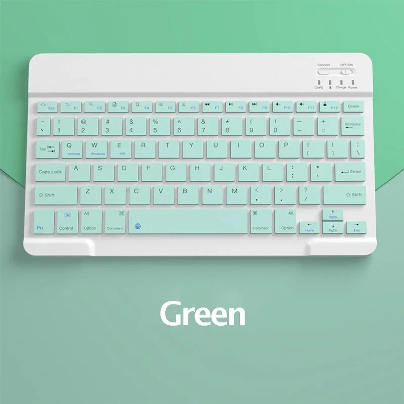 Bluetooth Keyboard 10 Inch For iPad Rechargeable Universal