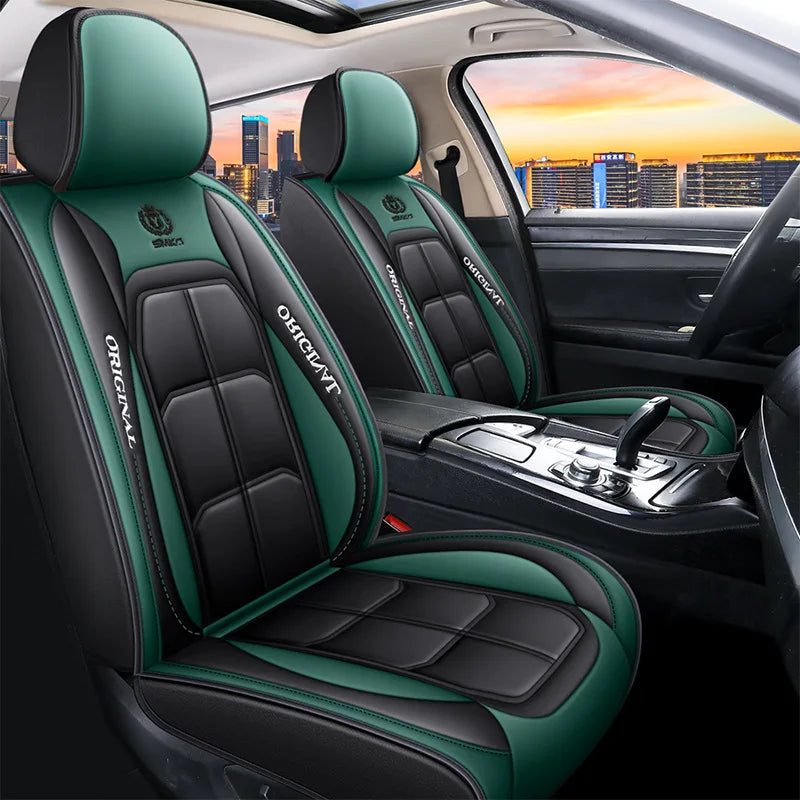 Full Leather Car Seat Cover All Season Universal Pad - Smarsty