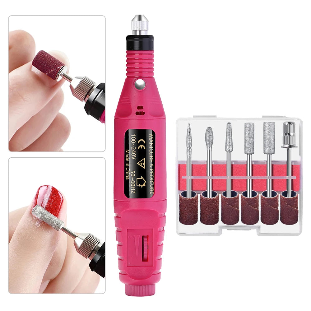 YIKOOLIN Electric Nail Drill Machine Kit for Perfect Manicures - Smarsty
