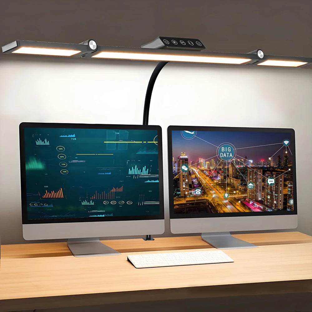 Home Office LED Desk Lamp with Stepless Dimming - Smarsty