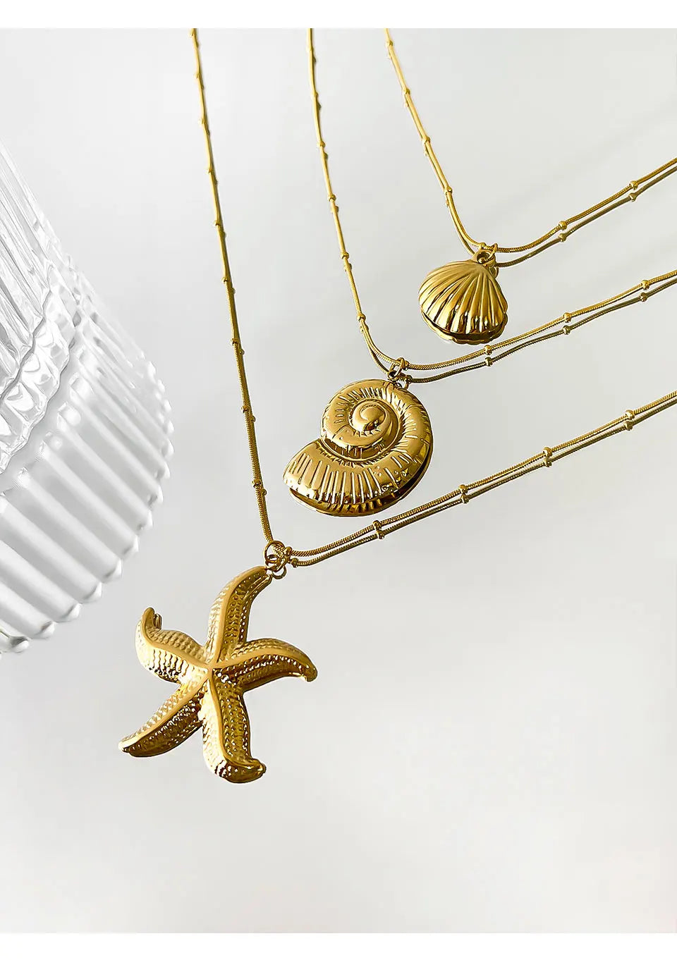 Minimalist Starfish Pendant Necklace for Beach Parties - Smarsty