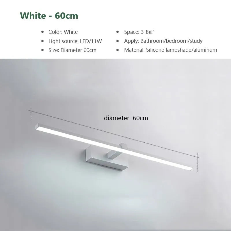 Modern Waterproof LED Mirror Lights for Bathroom Use - Smarsty