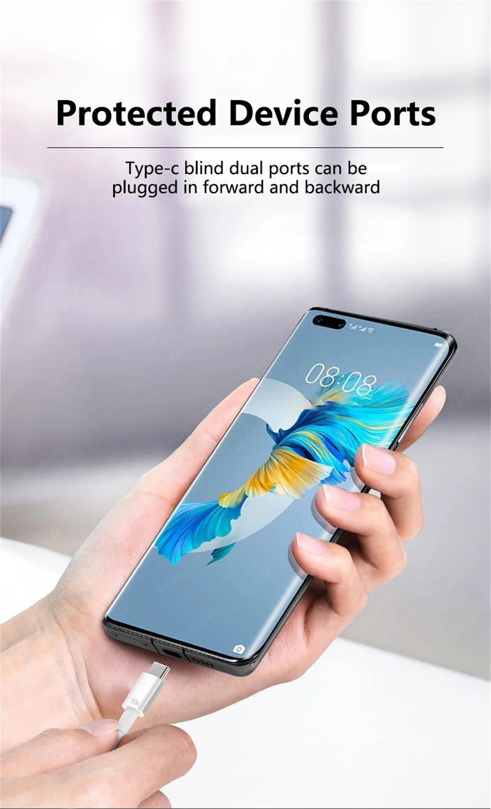 120W Super Fast Charging USB C Cable for Phones - Smarsty