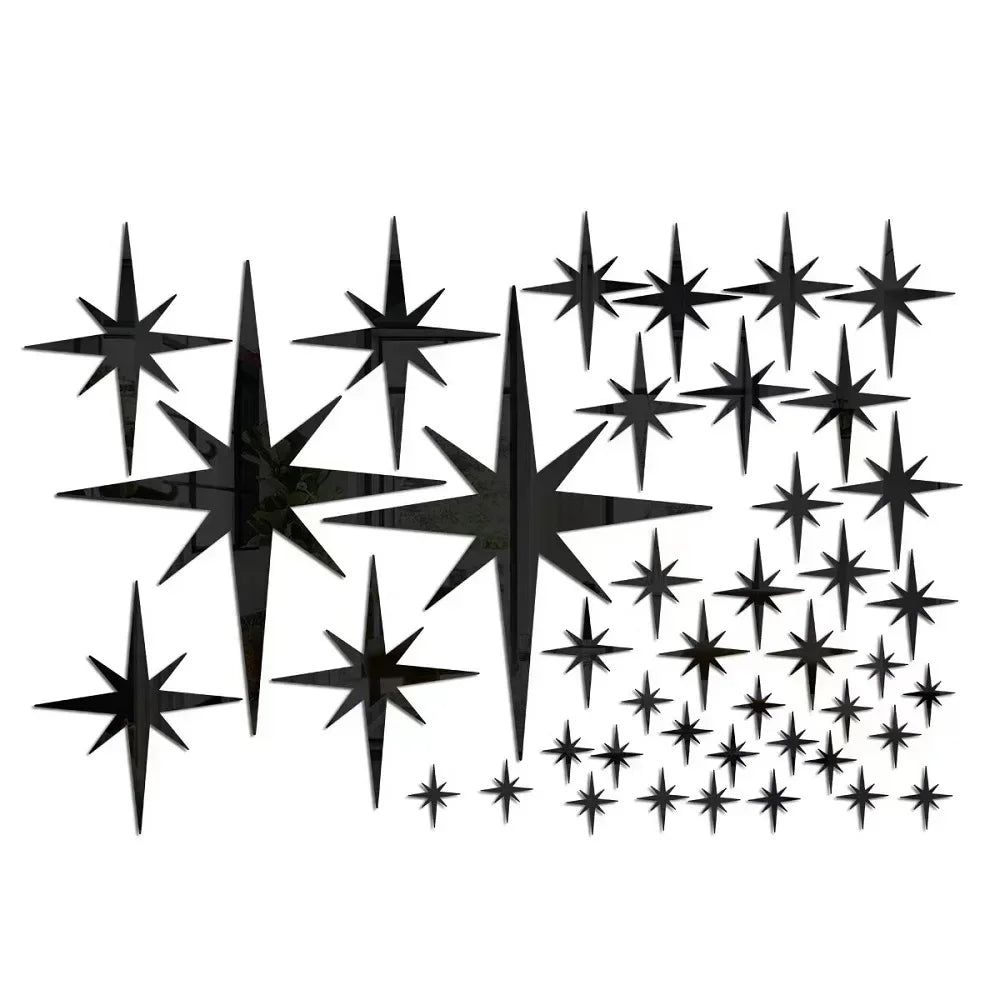 Star Mirror Wall Stickers for Stunning Home Decor - Smarsty