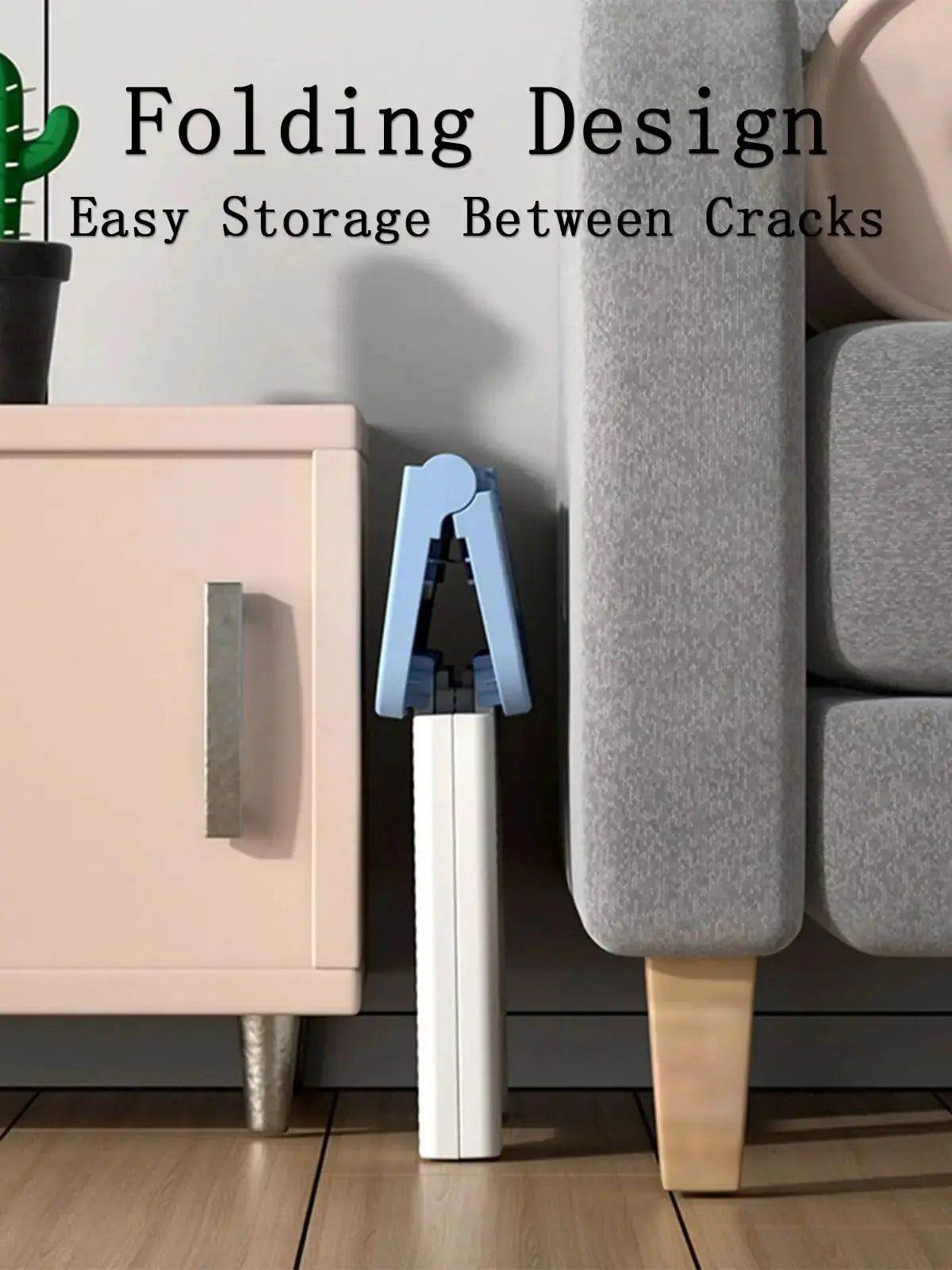 Home Folding Step Stool - Anti-Slip Surface Foot Stool with 8.7 Inch Height - Sturdy & Lightweight Plastic Foldable Step Stool