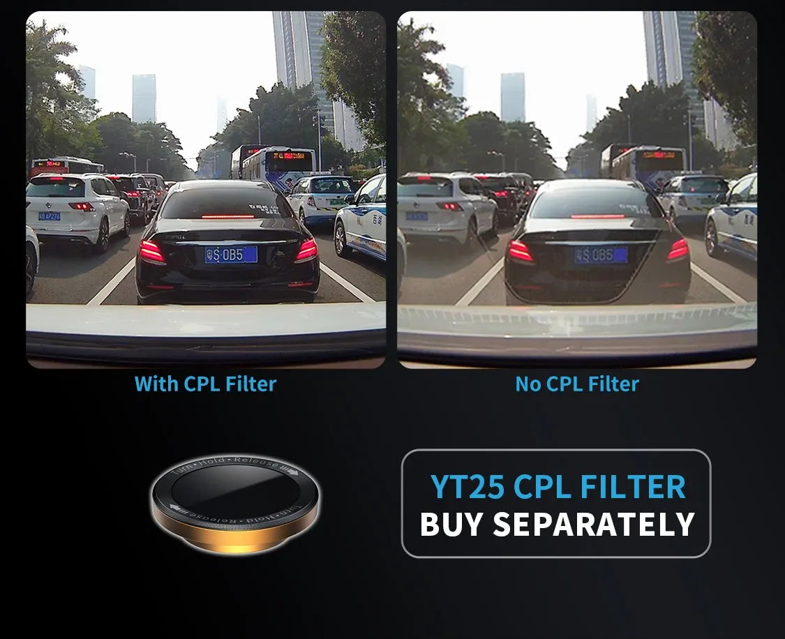 4 Channel GPS Dash Cam Front 4K Night Vision Parking - Smarsty