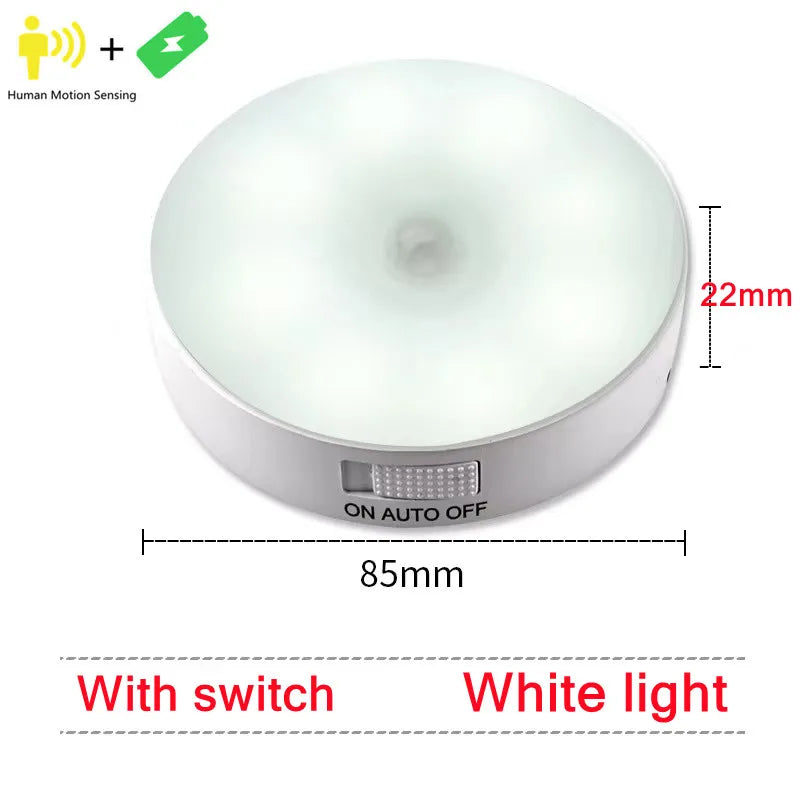 Rechargeable Motion Sensor LED Night Light for Home - Smarsty