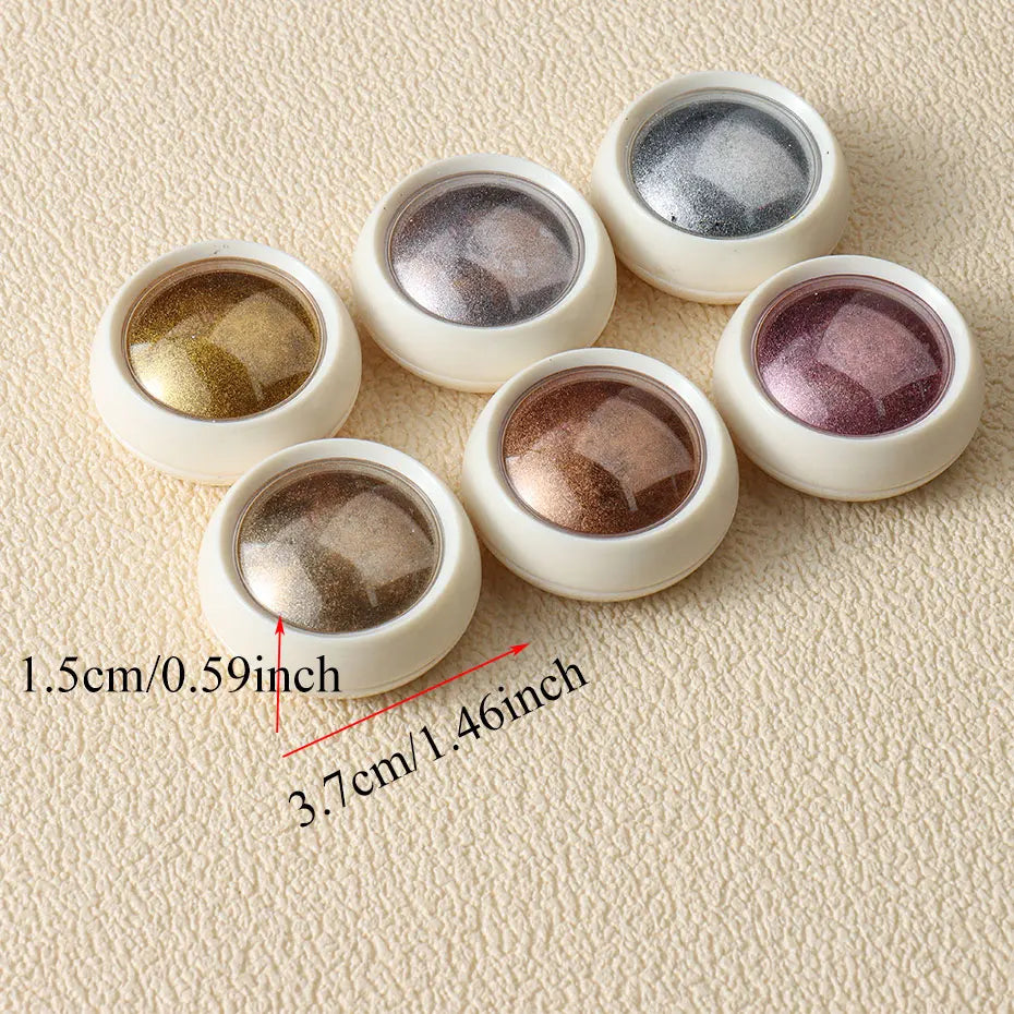 6pc Metallic Mirror Nail Glitter Powder for Stunning Manicures - Smarsty