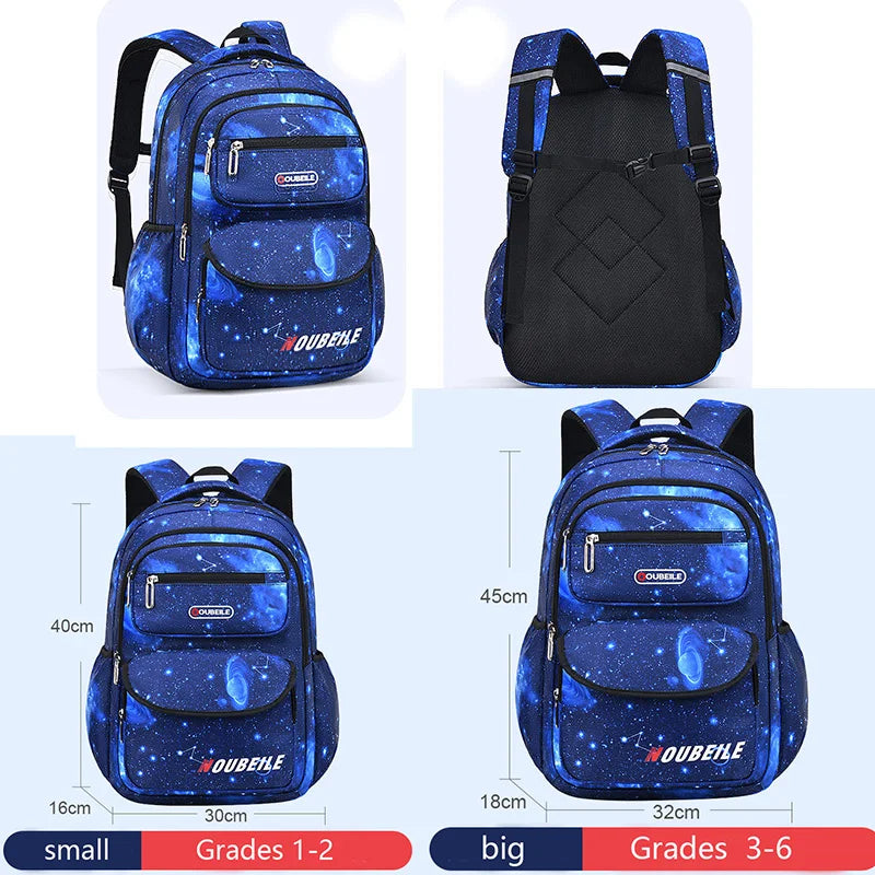 Waterproof Kids Backpack Starry Sky For Boys And Girls - Smarsty