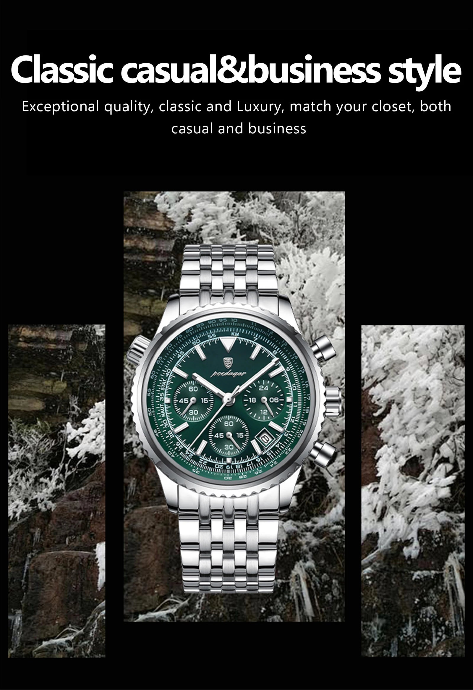 Luxury Waterproof Military Men's Watch with Luminous Features - Smarsty